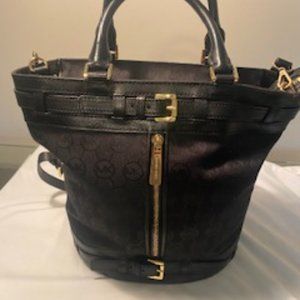 Michael Kors  Large Black Bucket Purse